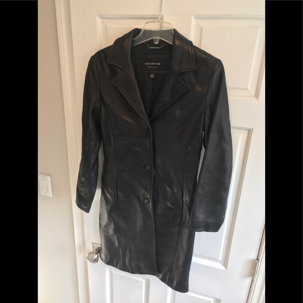 Andrew Marc - Marc New York- black leather jacket